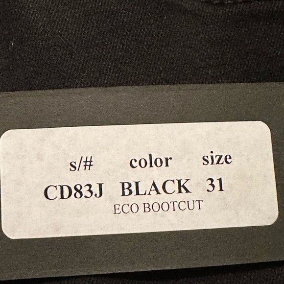 NWT Just Black Denim eco boot jeans in Black - Picture 11 of 11